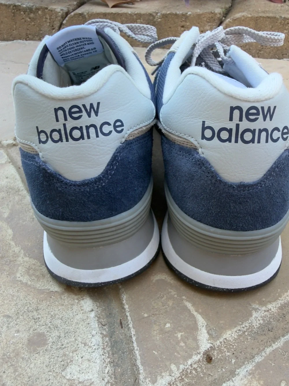 New Balance 574 Classic Navy Suede Sneakers‎ Men’s 11.5 ML574EVN”